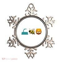 Hose Bee Lion Emoji Ornament thumb 0