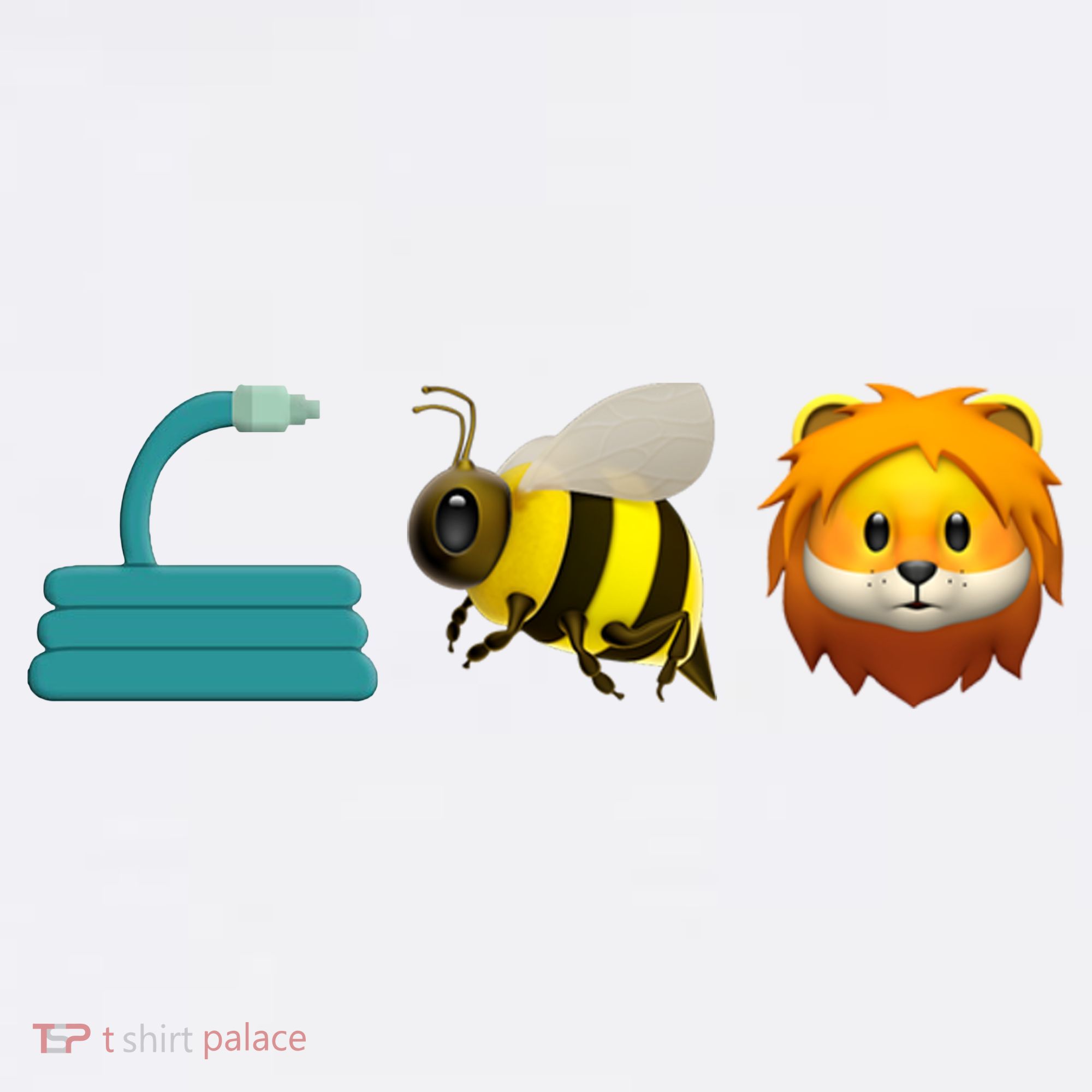 Hose Bee Lion Emoji Ornament