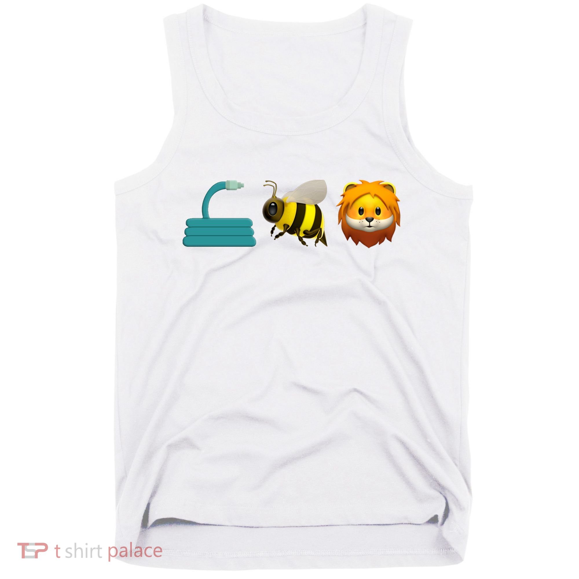 Hose Bee Lion Emoji Tank Top