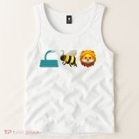 Hose Bee Lion Emoji Tank Top thumb 2