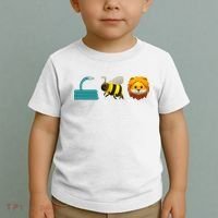 Hose Bee Lion Emoji Toddler T-Shirt thumb 2