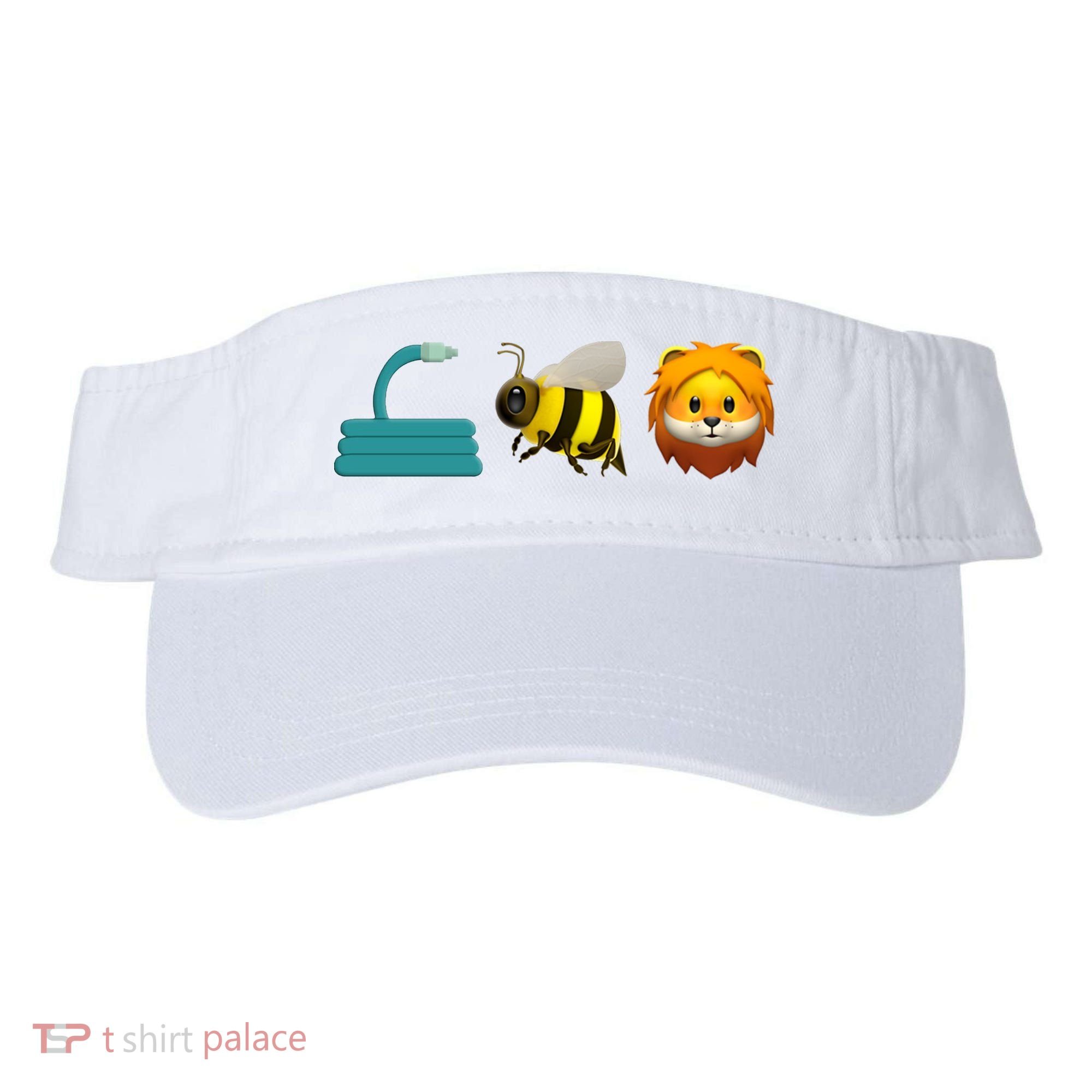 Hose Bee Lion Emoji Visor