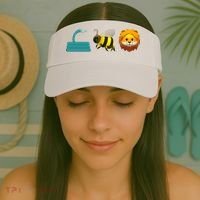 Hose Bee Lion Emoji Visor thumb 2