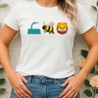 Hose Bee Lion Emoji Women's T-Shirt thumb 2