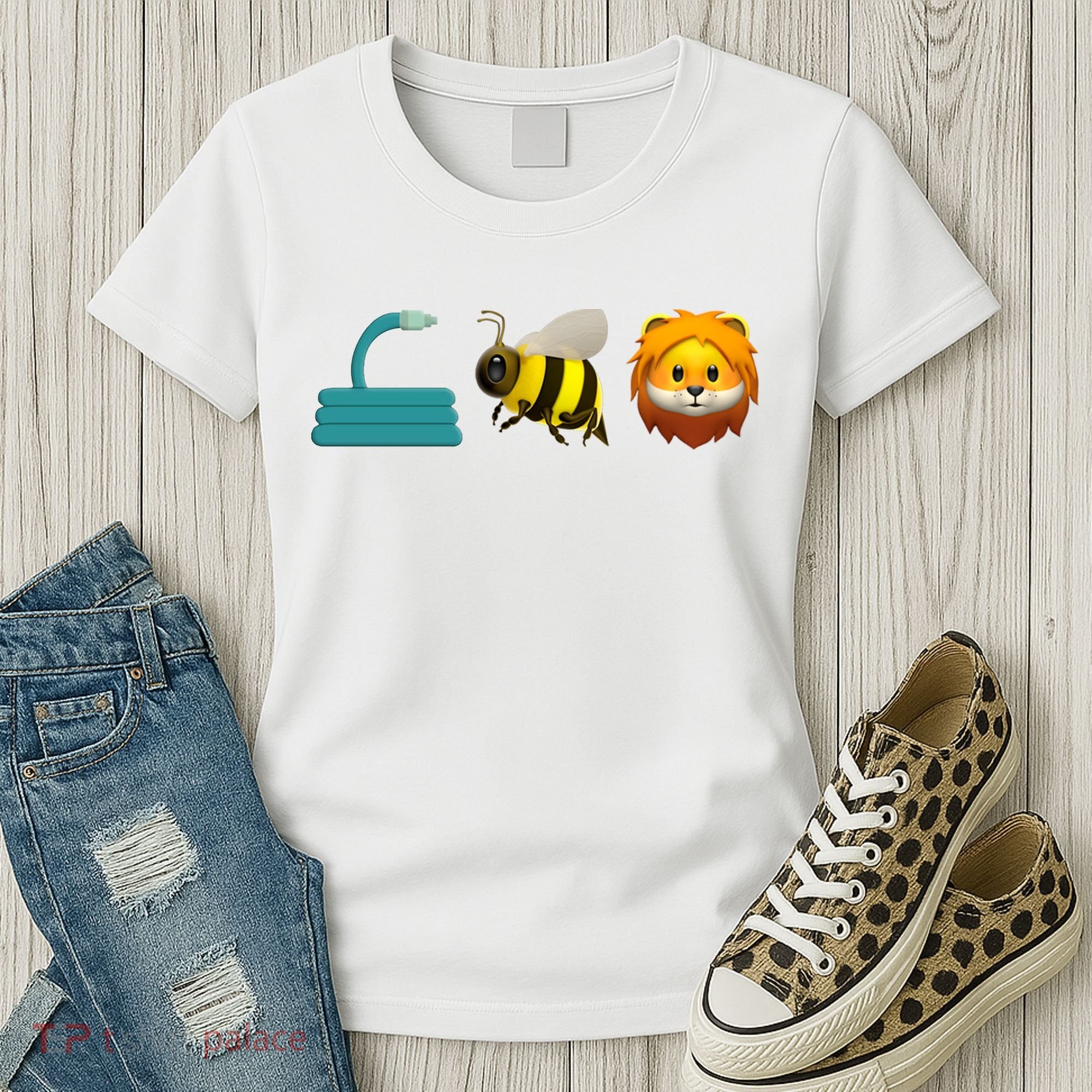 Hose Bee Lion Emoji Women's T-Shirt