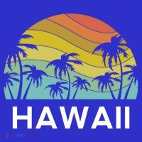 Hawaii Beach Maui Retro Hawaiian Surf Big Island Party Aloha Gift Women's Tank Top thumb 5