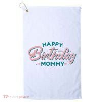 Happy Birthday Mommy Cute Gift Golf Towel thumb 0