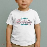 Happy Birthday Mommy Cute Gift Toddler T-Shirt thumb 2