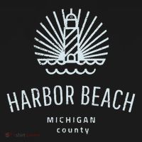 Harbor Beach Michigan Retro Vintage Lighthouse T-Shirt thumb 7