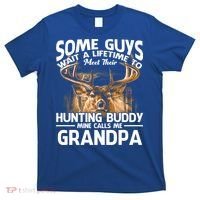 Hunting Buddy Mine Calls Me Grandpa Fathers Day Deer Hunter Great Gift T-Shirt thumb 0