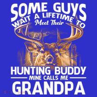 Hunting Buddy Mine Calls Me Grandpa Fathers Day Deer Hunter Great Gift Mousepad thumb 1