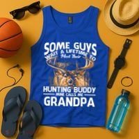 Hunting Buddy Mine Calls Me Grandpa Fathers Day Deer Hunter Great Gift Tank Top thumb 4
