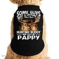 Hunting Buddy Mine Calls Me Pappy Fathers Day Deer Hunter Cool Gift Doggie Tank thumb 0