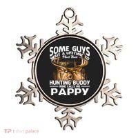 Hunting Buddy Mine Calls Me Pappy Fathers Day Deer Hunter Cool Gift Ornament thumb 0
