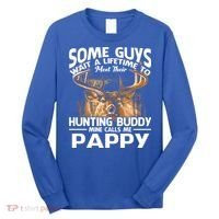Hunting Buddy Mine Calls Me Pappy Fathers Day Deer Hunter Cool Gift Long Sleeve Shirt thumb 0