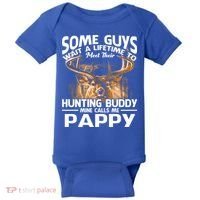 Hunting Buddy Mine Calls Me Pappy Fathers Day Deer Hunter Cool Gift Baby Bodysuit thumb 0