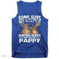 Hunting Buddy Mine Calls Me Pappy Fathers Day Deer Hunter Cool Gift Tank Top thumb 0