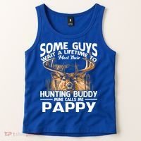Hunting Buddy Mine Calls Me Pappy Fathers Day Deer Hunter Cool Gift Tank Top thumb 2
