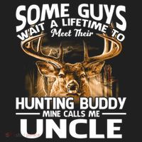 Hunting Buddy Mine Calls Me Uncle Fathers Day Deer Hunter Gift Hat thumb 2