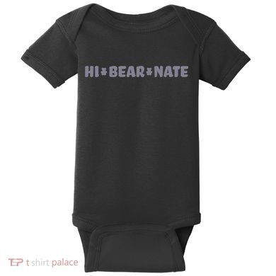 Hi Bear Nate Baby Bodysuit