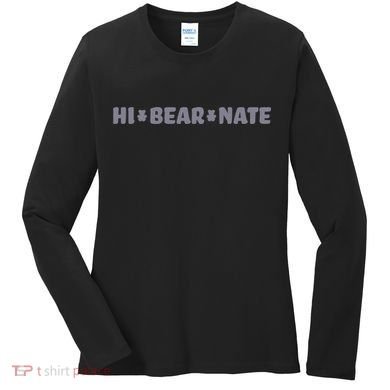 Hi Bear Nate Women's Long Sleeve Shirt