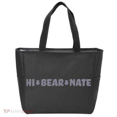 Hi Bear Nate Tote Bag