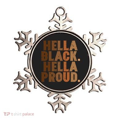 Hella Black Proud History Month African Pride Ornament