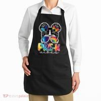 Hair Bun Pre K Vibes Back To School Apron thumb 2