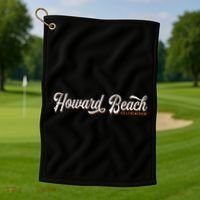 Howard Beach Queens Retro New York Golf Towel thumb 1
