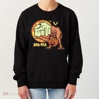 Halloween Boo Rex Trex Dinosaur Ghost Women's Sweatshirt thumb 0