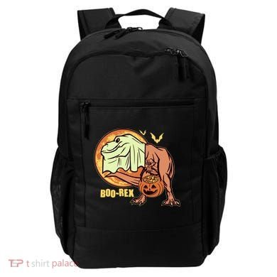 Halloween Boo Rex Trex Dinosaur Ghost Backpack