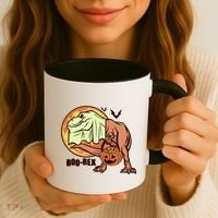 Halloween Boo Rex Trex Dinosaur Ghost Coffee Mug thumb 3