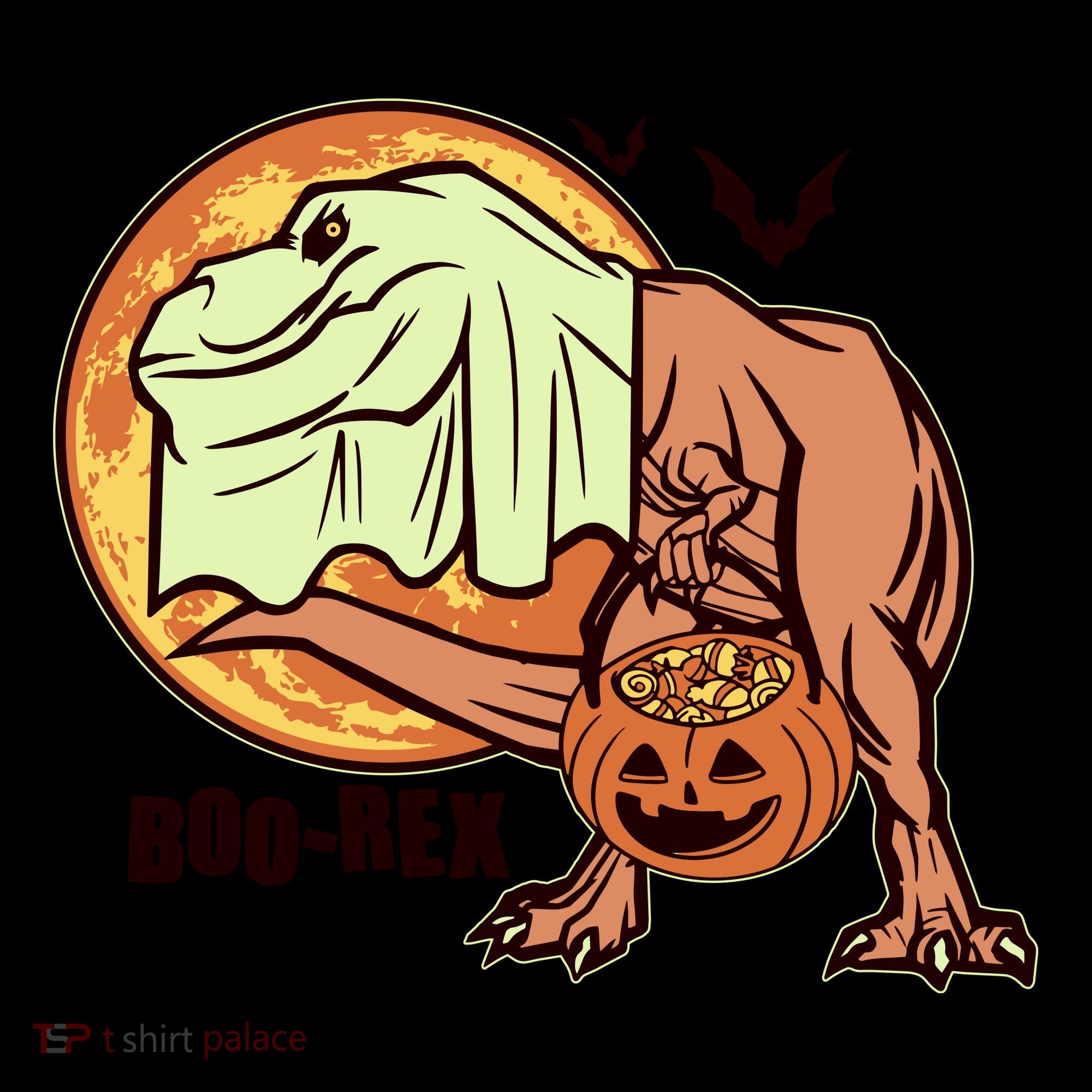 Halloween Boo Rex Trex Dinosaur Ghost Coffee Mug