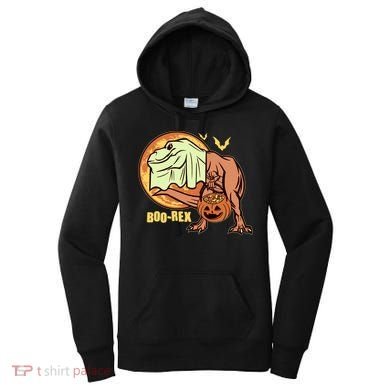 Halloween Boo Rex Trex Dinosaur Ghost Women's Hoodie