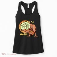 Halloween Boo Rex Trex Dinosaur Ghost Women's Tank Top thumb 0