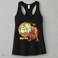 Halloween Boo Rex Trex Dinosaur Ghost Women's Tank Top thumb 3