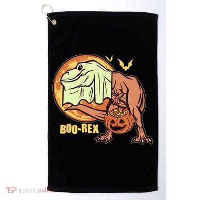 Halloween Boo Rex Trex Dinosaur Ghost Golf Towel