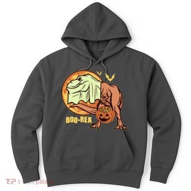 Halloween Boo Rex Trex Dinosaur Ghost Hoodie