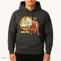Halloween Boo Rex Trex Dinosaur Ghost Hoodie thumb 2