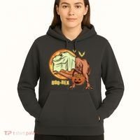 Halloween Boo Rex Trex Dinosaur Ghost Hoodie thumb 5