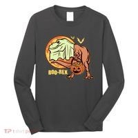 Halloween Boo Rex Trex Dinosaur Ghost Long Sleeve Shirt thumb 0