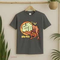 Halloween Boo Rex Trex Dinosaur Ghost T-Shirt thumb 2
