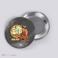 Halloween Boo Rex Trex Dinosaur Ghost Button thumb 0