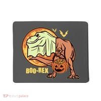 Halloween Boo Rex Trex Dinosaur Ghost Mousepad thumb 0