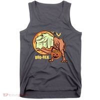 Halloween Boo Rex Trex Dinosaur Ghost Tank Top thumb 0