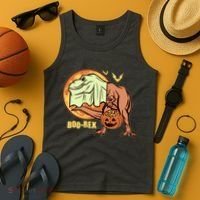 Halloween Boo Rex Trex Dinosaur Ghost Tank Top thumb 4