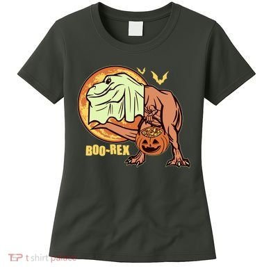 Halloween Boo Rex Trex Dinosaur Ghost Women's T-Shirt