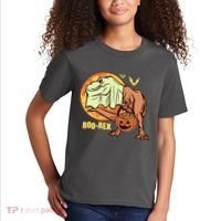 Halloween Boo Rex Trex Dinosaur Ghost Kids T-Shirt thumb 2