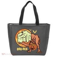 Halloween Boo Rex Trex Dinosaur Ghost Tote Bag thumb 0