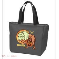 Halloween Boo Rex Trex Dinosaur Ghost Tote Bag thumb 3